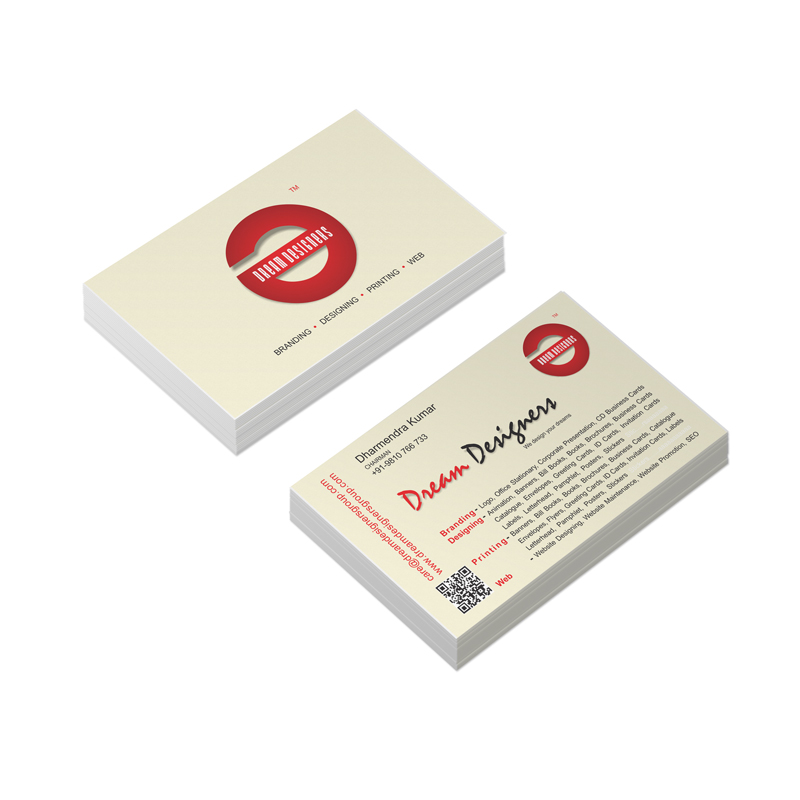 Business Cards – Natural Textured Paper – Digital Printing
