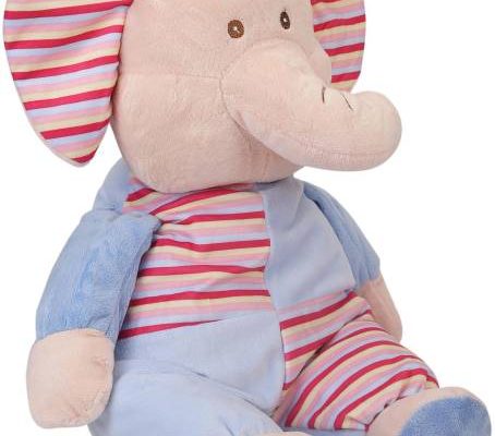 Baby Elephant with Stripes Ear – 45 cm