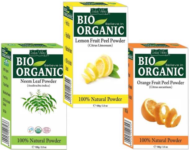 Indus Valley Bio Organic Lemon Peel, Neem & Orange Peel