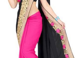 Embroidered Bollywood Georgette Saree