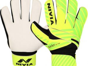 Nivia Ditmar Spider Goalkeeping Gloves (L, Green)