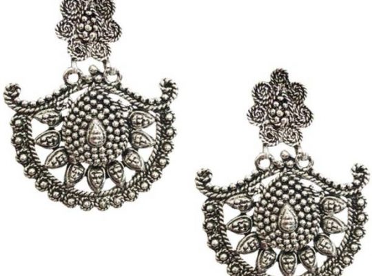 Rich & Famous Oxidised-Earring-Fashion-Jewellery