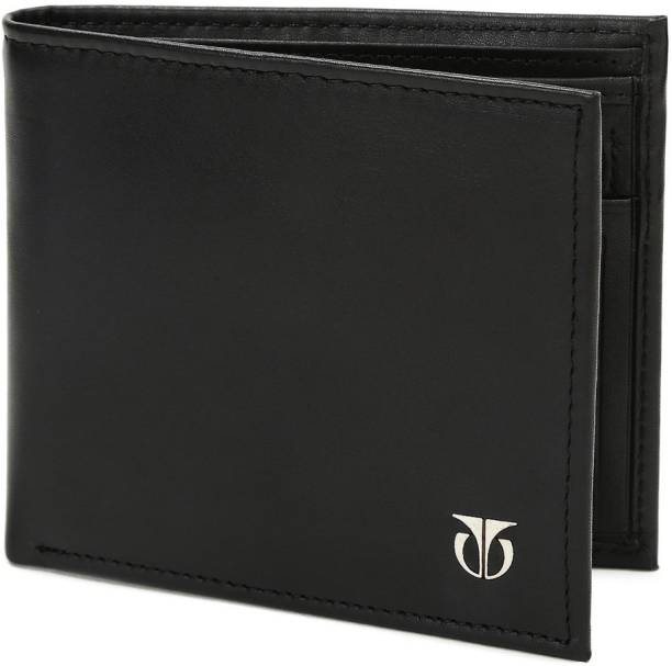 Titan Men Black Genuine Leather Wallet