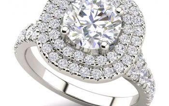 2CT ROUND CUT DAIMOND ENGAGEMENT 925 SILVER RING