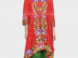 Kebaya Peony Lace Series – Red (Limited Edition)