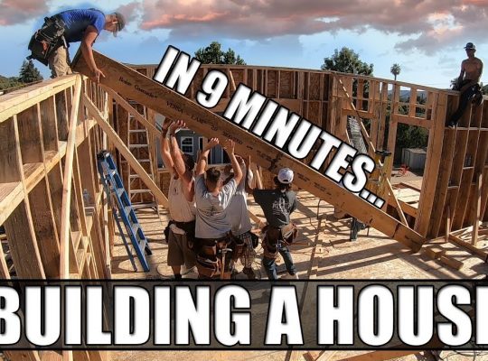 Time-Lapse Construction of A House In 9 Just Minutes