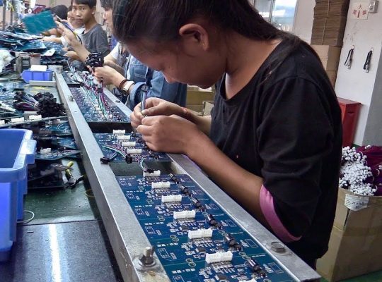 Walk Through Inside Chinese Electronics Factory